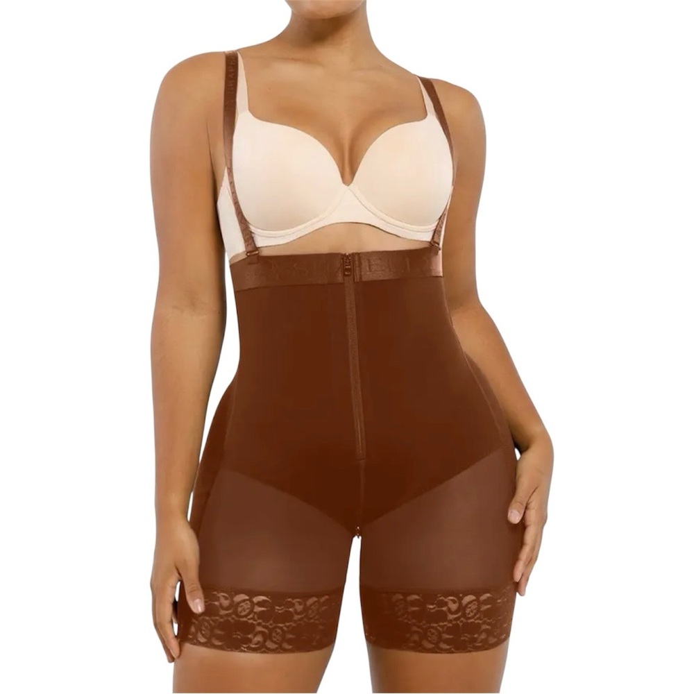 Shapellx Firm Tummy Compression Bodysuit Shaper with Butt Lifter Size XXL